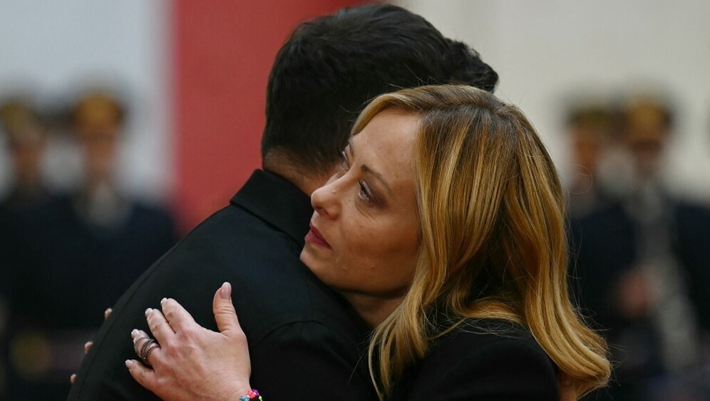 Volodimir Zelenski i Giorgia Meloni