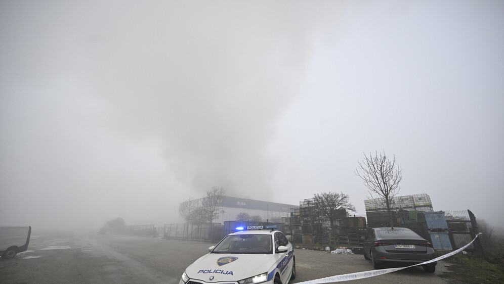 Požar CIAK-a u Gubaševu kod Zaboka