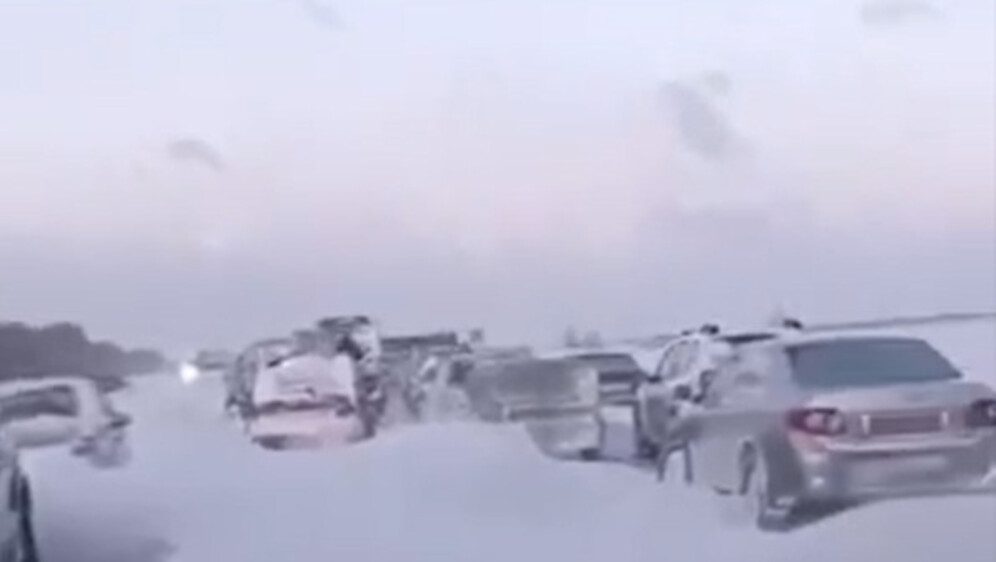 Snježna oluja u Rusiji