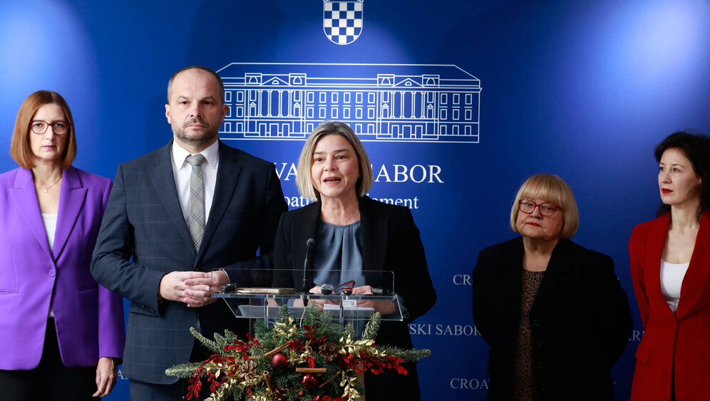 Oporbeni čelnici u Saboru