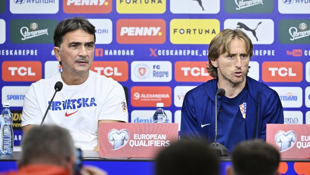Zlatko Dalić i Luka Modrić