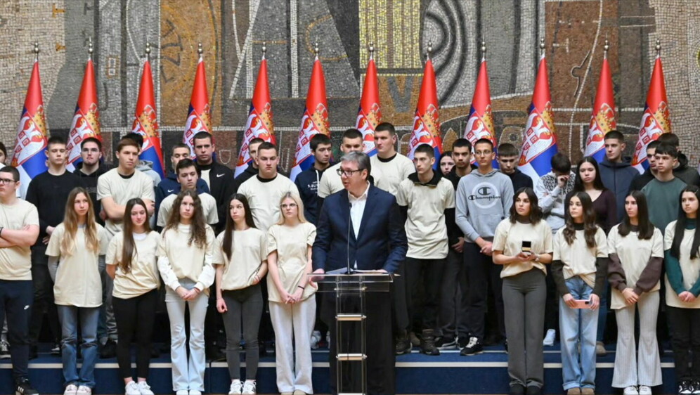 Vukovarski učenici kod Aleksandra Vučića - 3