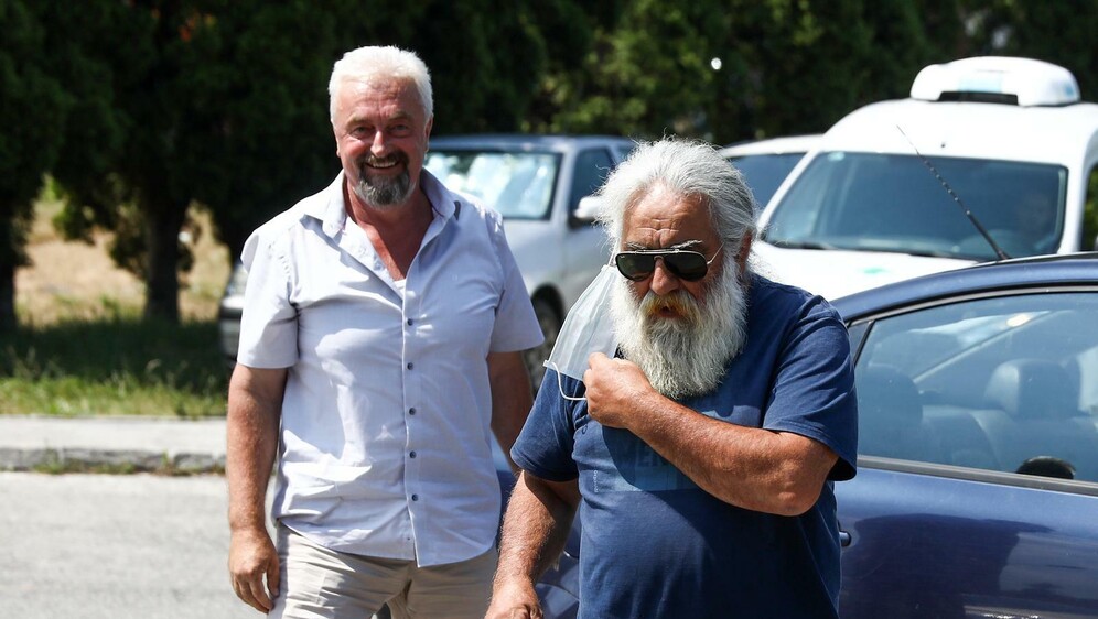 Slavko Aleksić (desno)