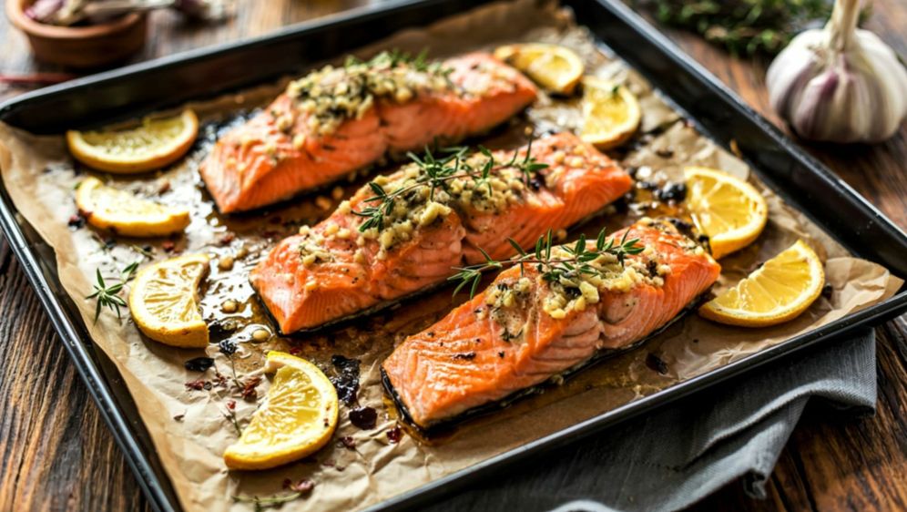 Losos s timijanom, limunom i krušnim mrvicama