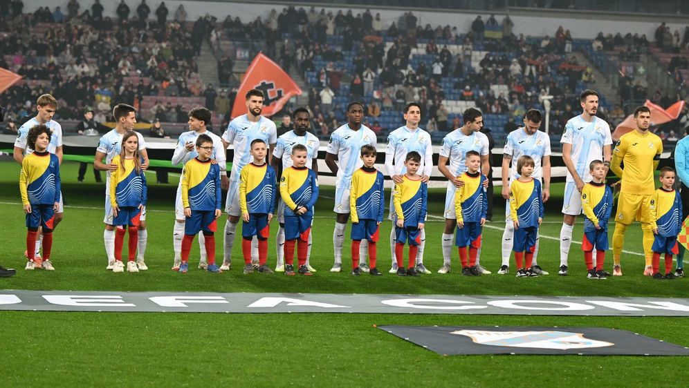 Rijeka na utakmici protiv Šahtara