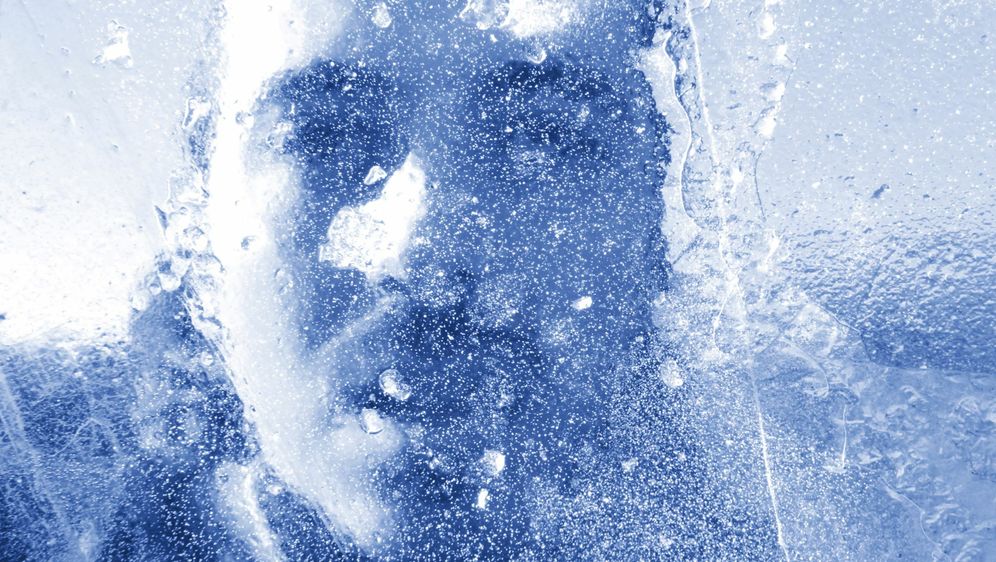 Smrznuti čovjek, ilustracija