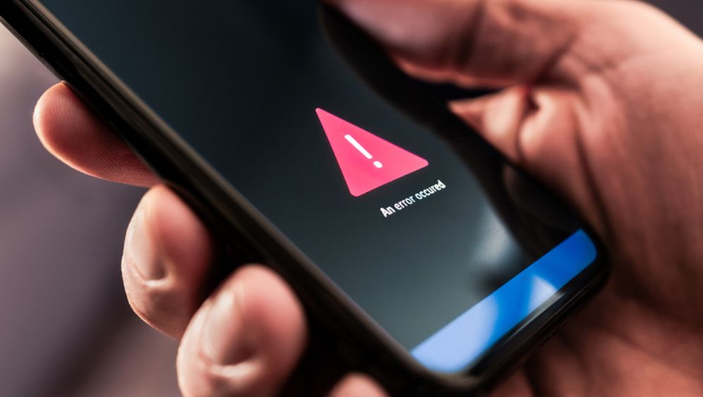 Greška u radu mobitela, ilustracija