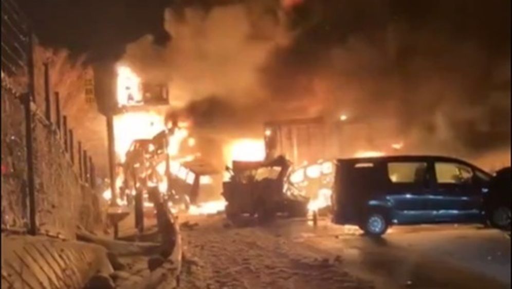 Prometna nesreća u Japanu, screenshot