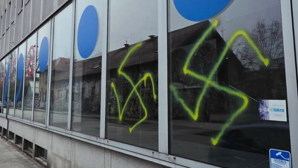 Vandalizirana zgrada slovenskog Ministarstva kulture