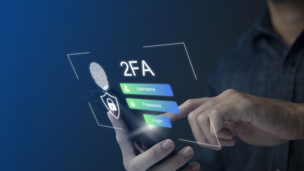 Ilustracija aplikacije za dvofaktorsku autentifikaciju