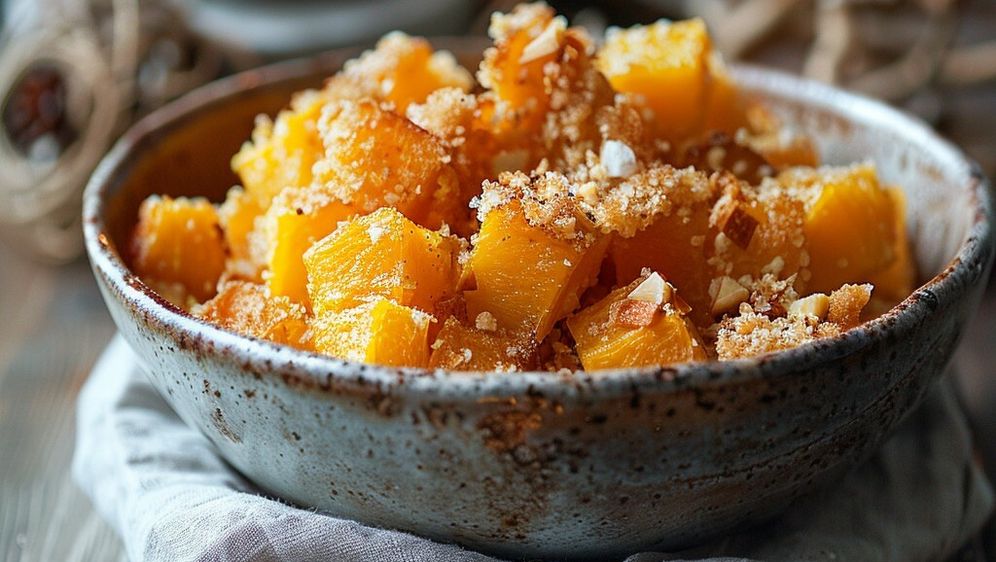 Muškatna tikva s parmezanom