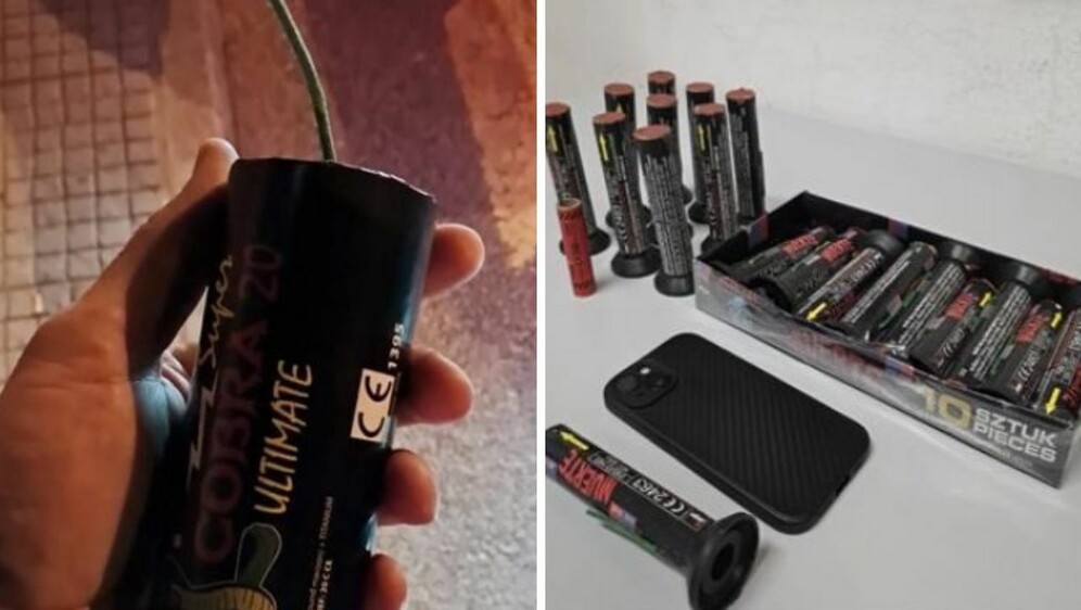 Zaplijenjena pirotehnika u Splitu