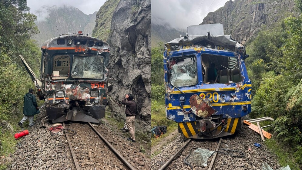 Sudar vlakova, Machu Picchu