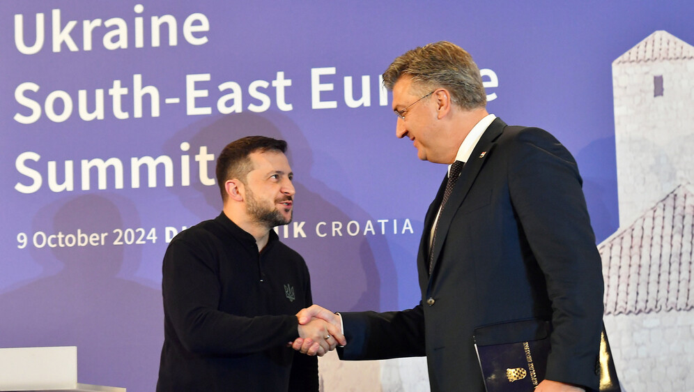 Volodimir Zelenski i Andrej Plenković