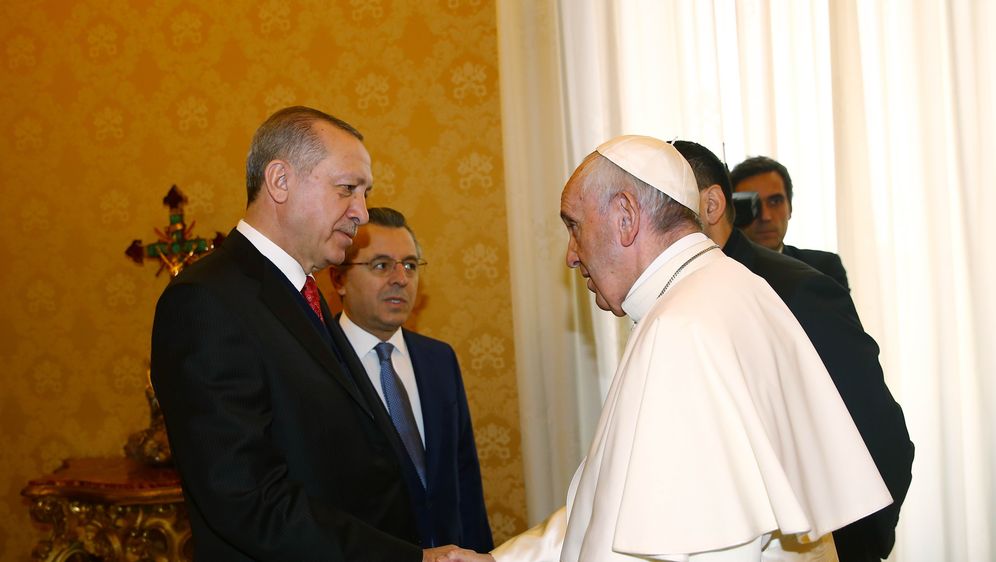 Susret Pape i Erdogana (Foto: AFP)