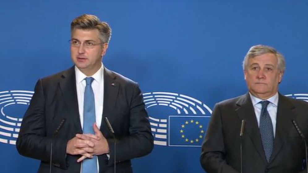 Andrej Plenković i Antonio Tajani (Foto: Dnevnik.hr)