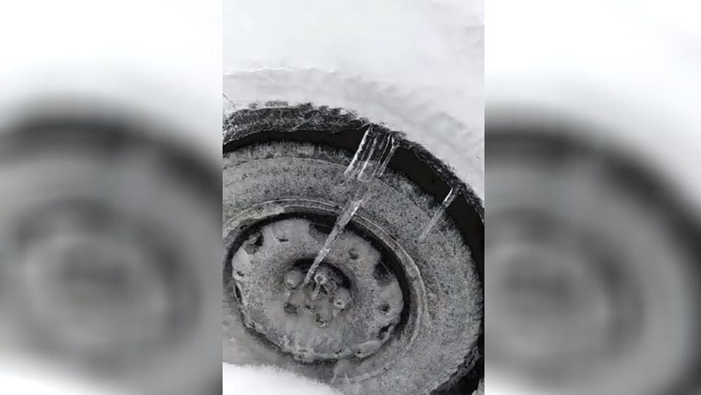 Zaledila brava u Gračacu (FOTO: Screenshot/Vremenska prognoza by Silvio)