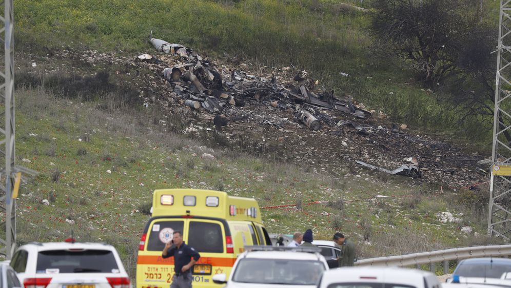 Od izraelskog aviona ostala je samo olupina (Foto: AFP)