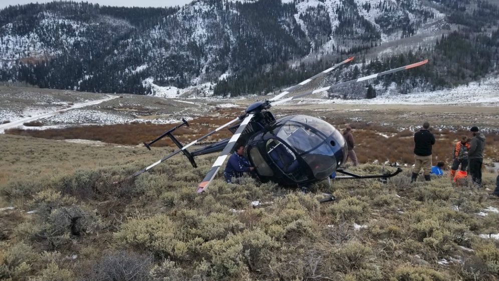 Pilot i njegov suputnik su tek lakše ozlijeđeni (FOTO: Wasatch County Search and Rescue)
