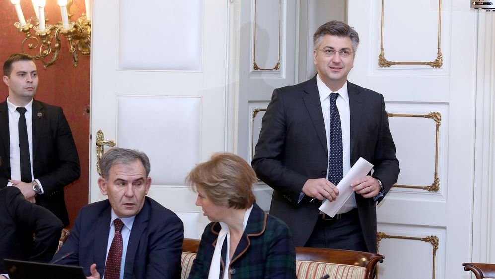 Andrej Plenković na sjednici Vlade (Foto: Pixell)