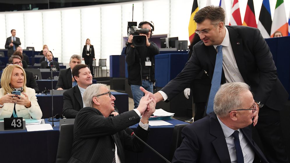 Plenković u Strasbourgu (Foto: AFP)