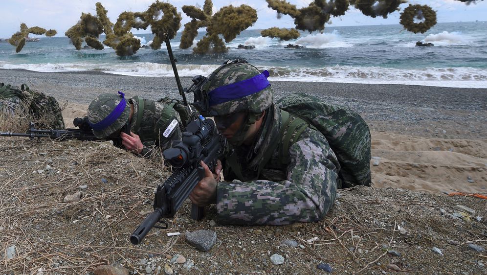 Južnokorejska vojna vježba s američkim vojnicima (Foto: Arhiva/AFP)