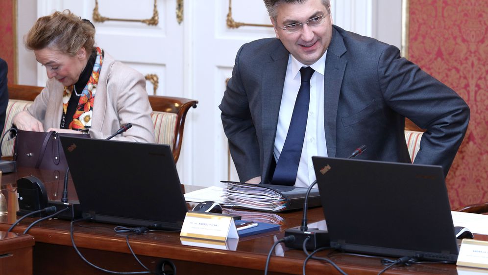 Andrej Plenković na sjednici Vlade (Foto: Pixell)