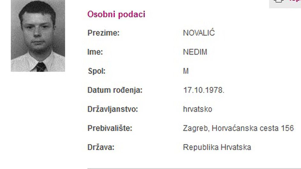 Nestali Nedim Novalić (Screenshot Nestali.hr)