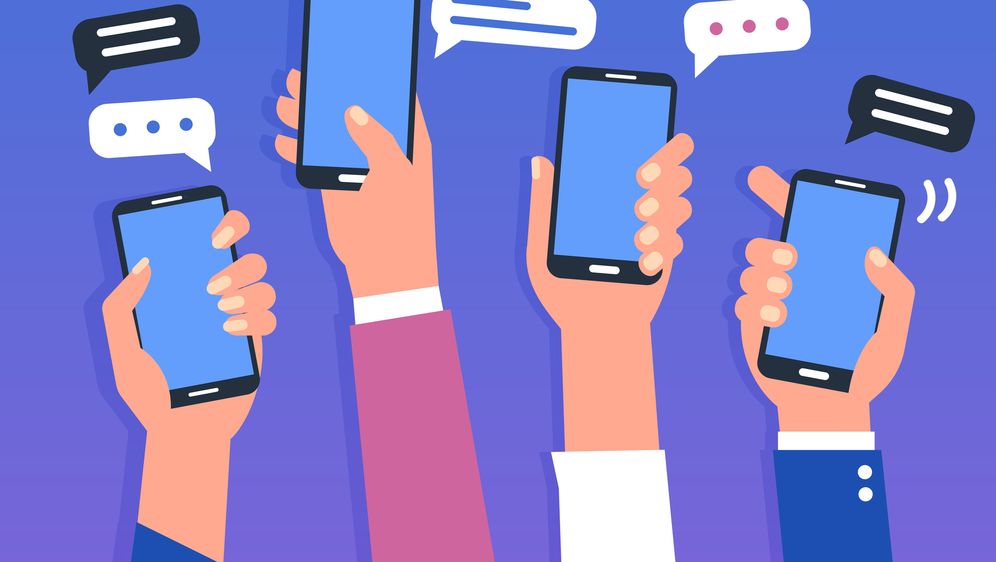 Telefoni, ilustracija