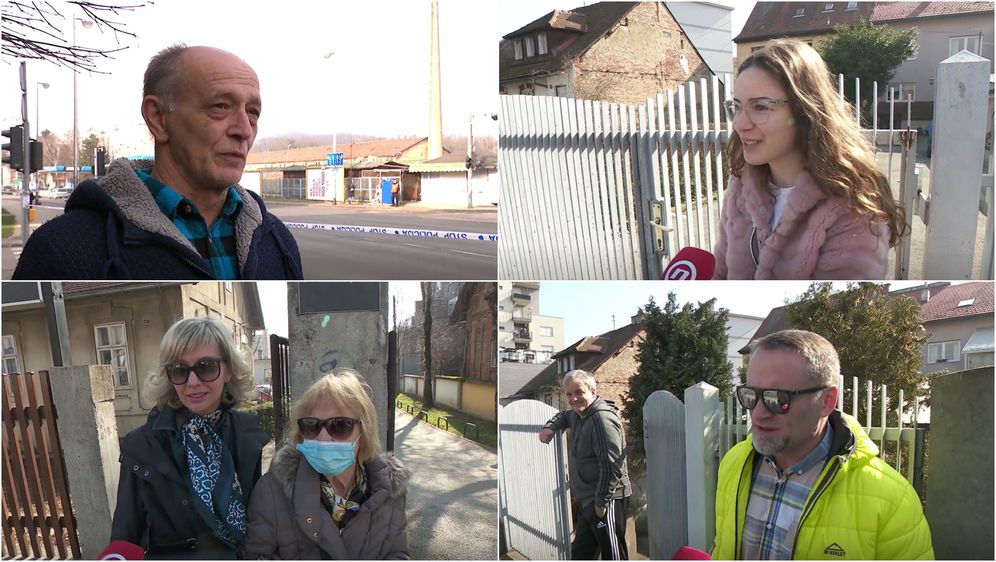 Građani koji su komentirali rušenje dimnjaka ciglane na Črnomercu
