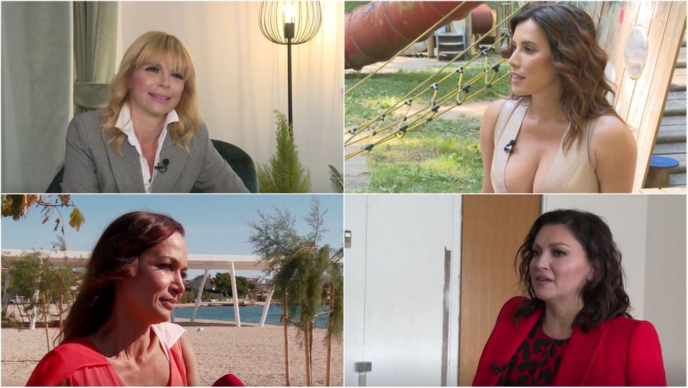 Mia Elegović, Nives Celzijus, Fani Čapalija, i Nina Badrić