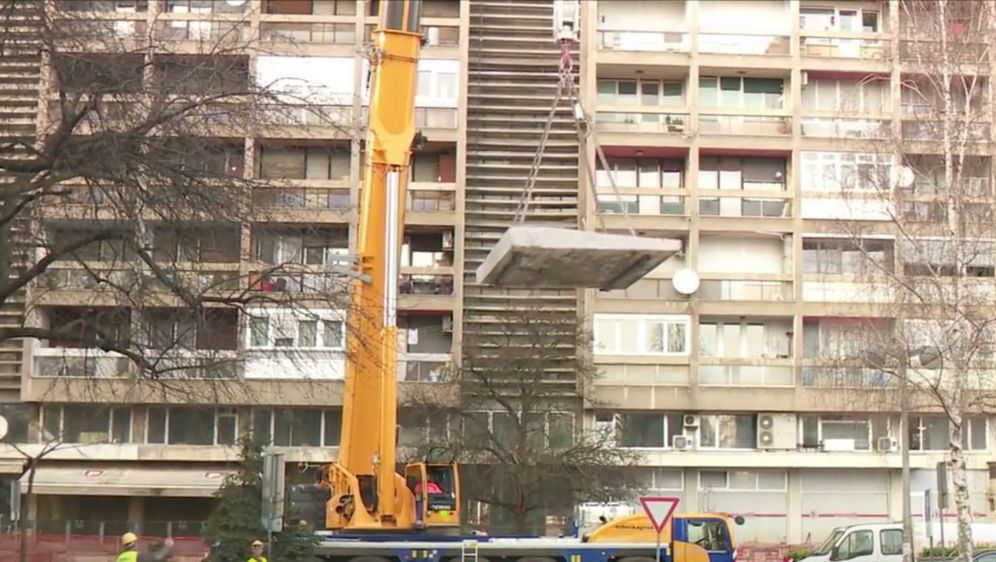 Sanacija zgrade u Vukovarskoj oštećene od potresa - 1