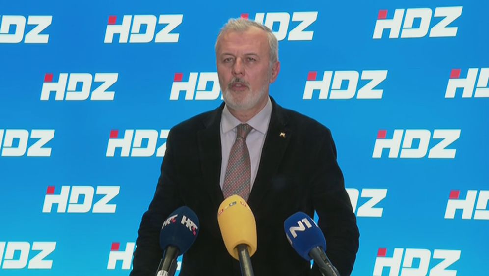 Ante Sanader, politički tajnik HDZ-a