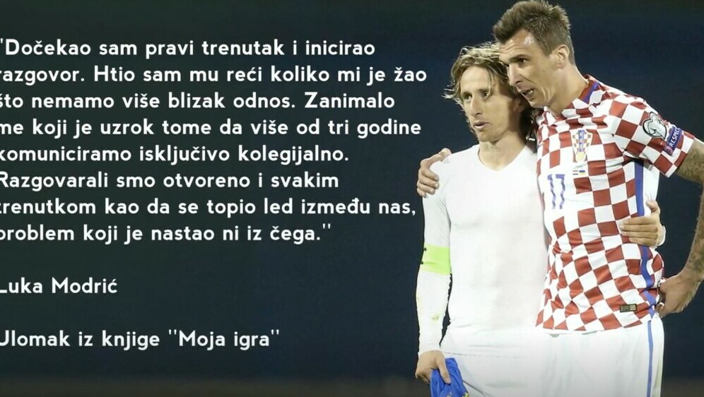 Luka Modrić i Mario Mandžukić