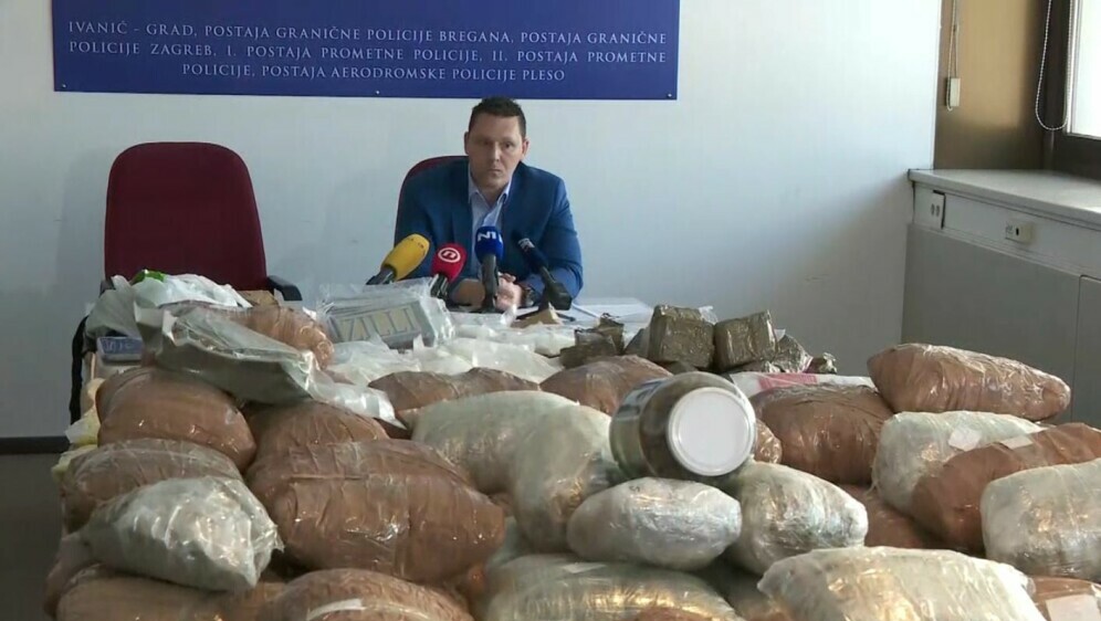 Policija zaplijenila drogu vrijednu 10 milijuna kuna
