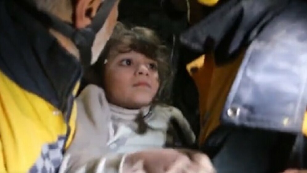 Djevojčica spašena u Siriji