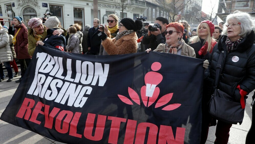 Prosvjed u Zagrebu - Milijarda ustaje protiv nasilja nad ženama