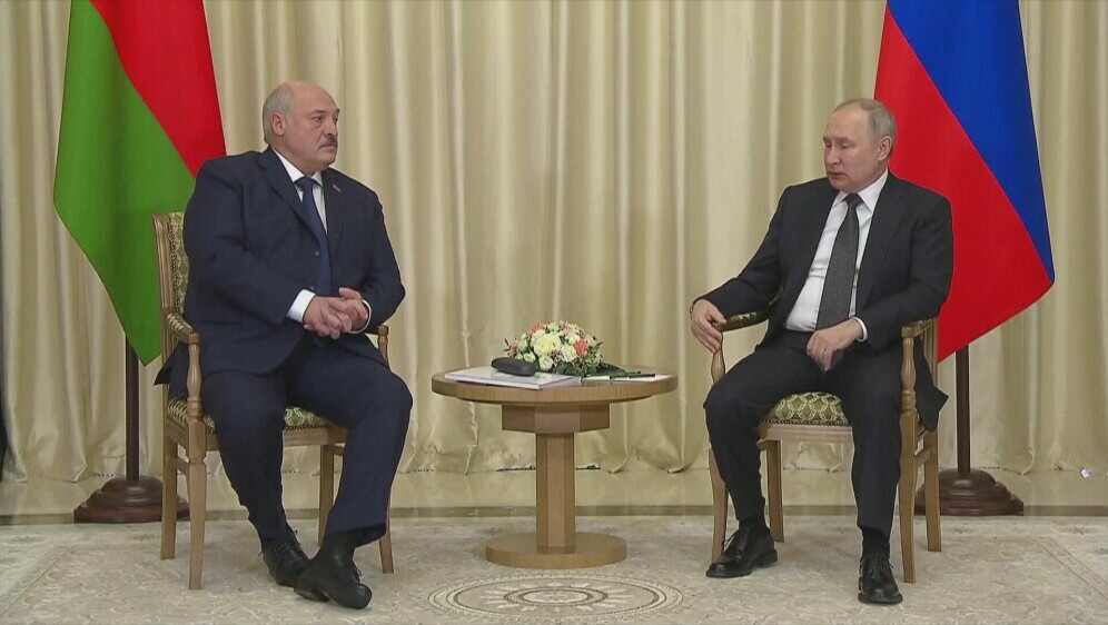 Aleksander Lukašenko i Vladimir Putin - 1