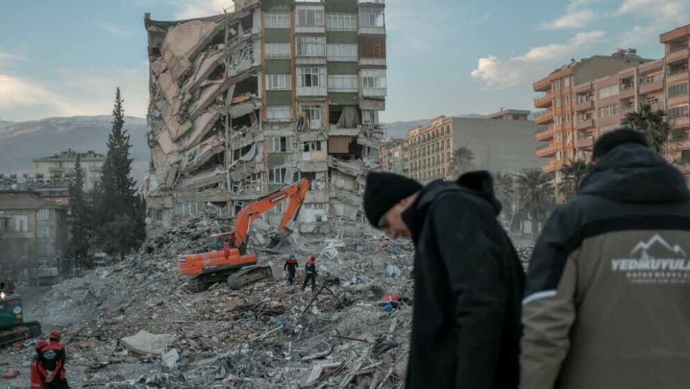 Raščišćavanje ruševina u Turskoj
