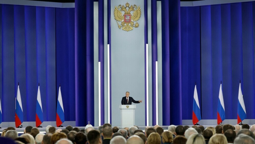 Vladimir Putin drži govor