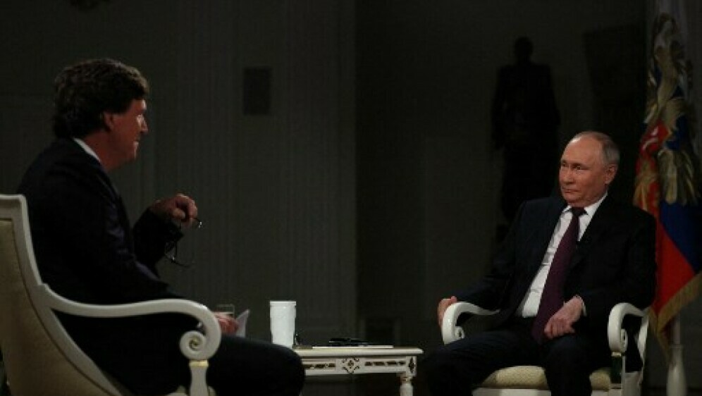Vladimir Putin i Tucker Carlson - 1