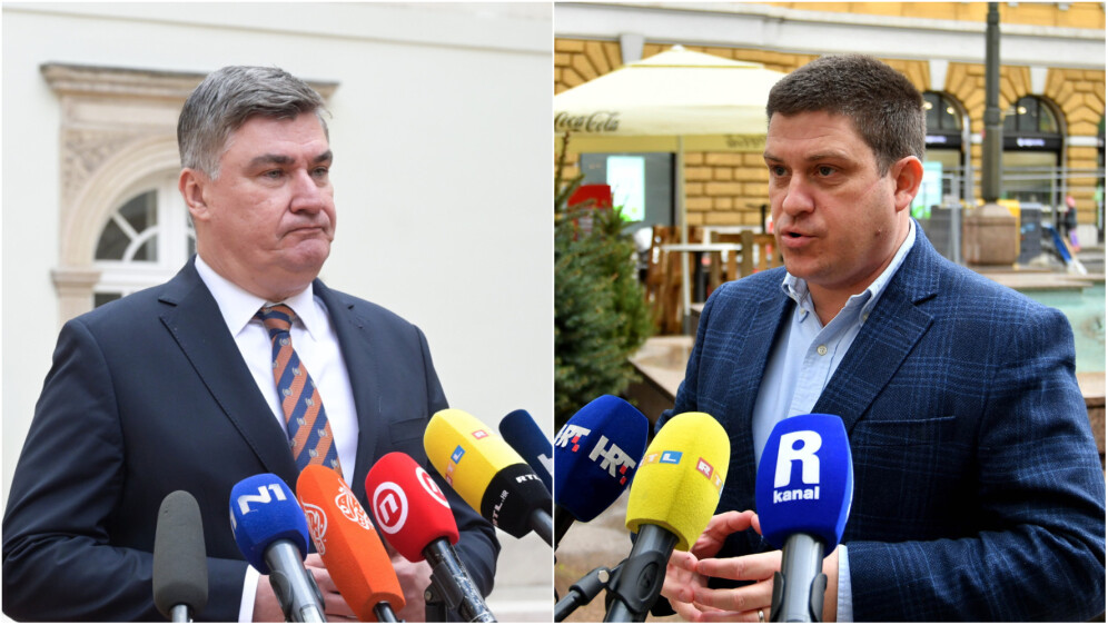 Predsjednik Zoran Milanović i potpredsjednik Vlade Oleg Butković