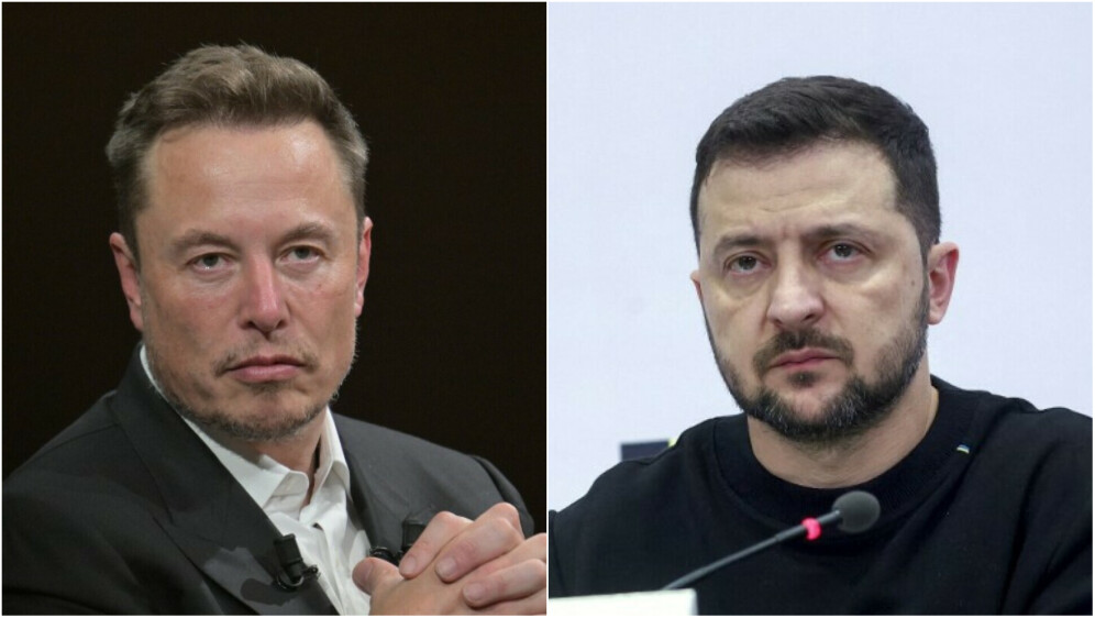Elon Musk i Volodimir Zelenki