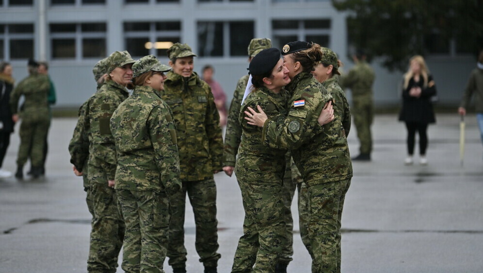 Svečani ispraćaj 4. hrvatskog kontingenta