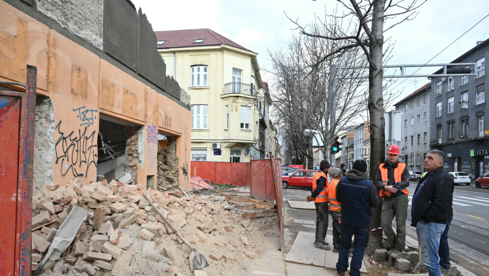 U Maksimirskoj se tijekom radova urušio zid