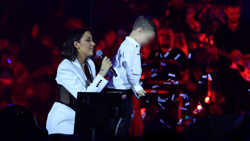 Aleksandra Prijović i sin Aleksandar