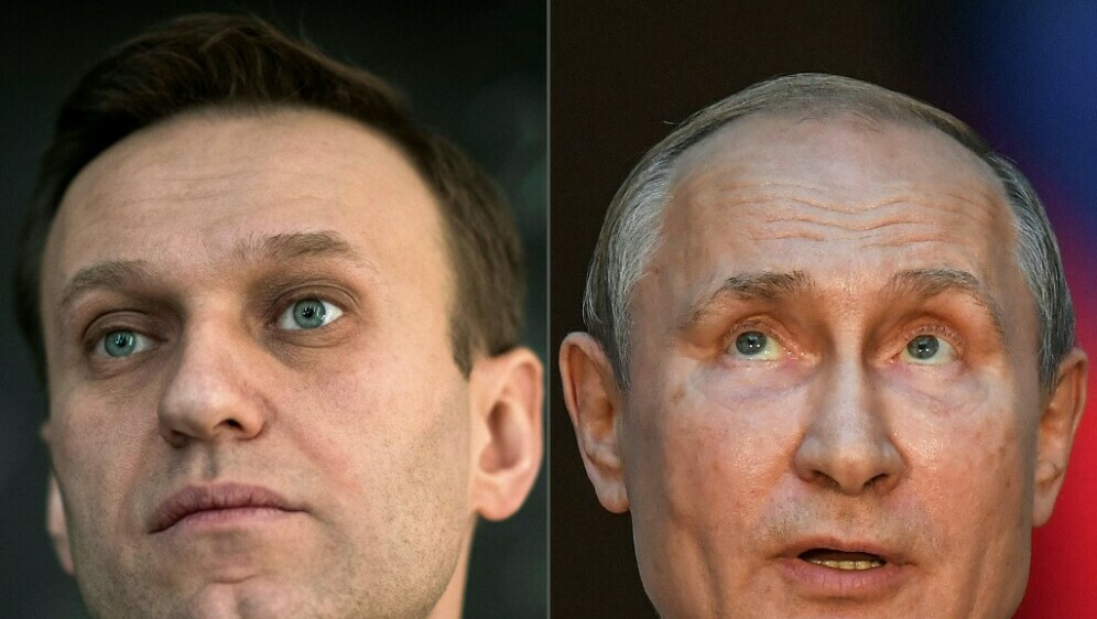 Aleksej Navaljni i Vladimir Putin