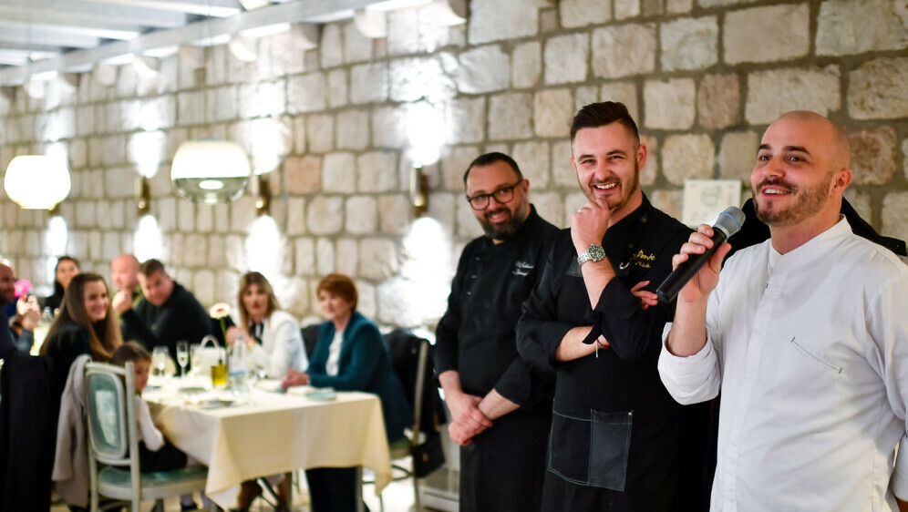 Melkior Bašić, Damir Tomljanović i Stjepan Vukadin kuhali u restoranu Konavoski dvori - 1