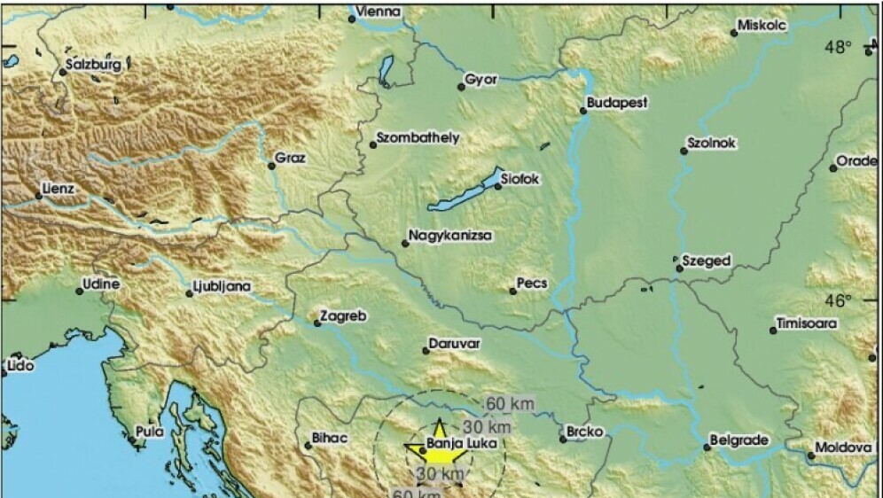 Potres kod Banja Luke