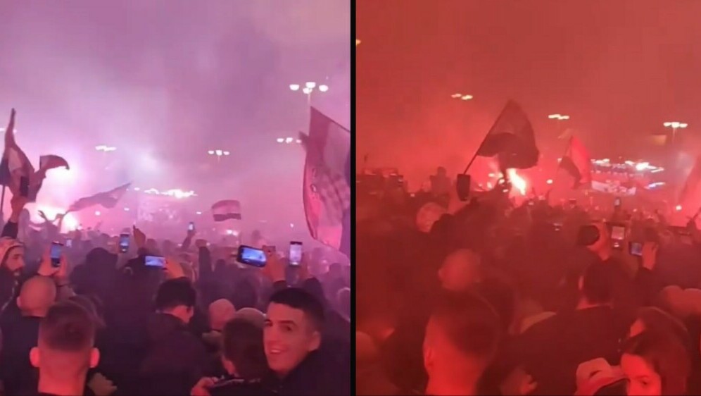 Navijači na dočeku rukometaša u Zagrebu 2025.